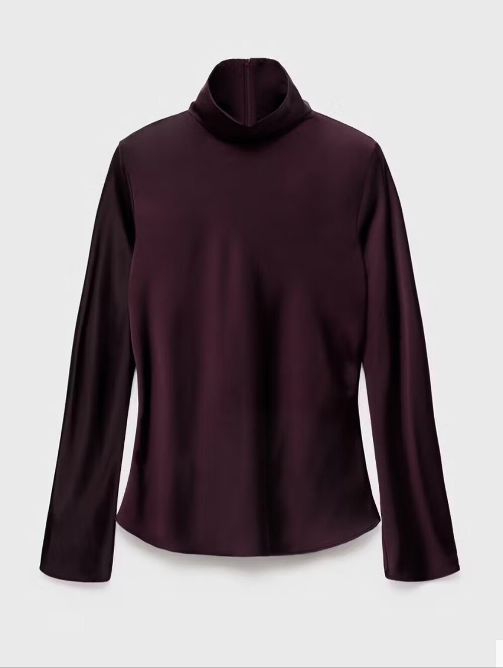 Mango SELECTION High collar satin blouse- NWT- US8